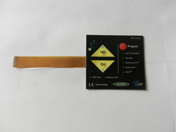 Tastiera adesiva del commutatore di membrana dell'ANIMALE DOMESTICO LED con il pulsante impresso della cupola del metallo