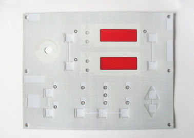 Commutatore di membrana Backlit LED lucido della finestra FPC/gomma silicone/del PWB per attrezzatura