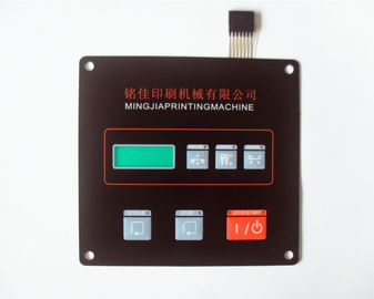 Tastiera flessibile del commutatore di membrana del pannello di tocco LED per telecomando