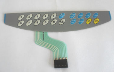Commutatore di membrana principale impermeabile di tre pulsanti, macchina a controllo numerico