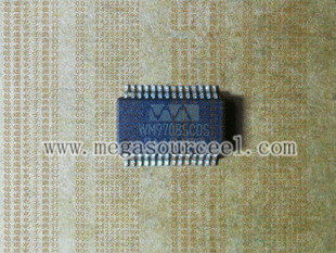 Chip WM9708SCDS del circuito integrato ----AC97 audio codec di revisione 2,1