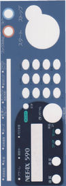 La sovrapposizione grafica della tastiera su ordinazione della membrana riveste 0.05mm di pannelli -1mm, multicolore stampata