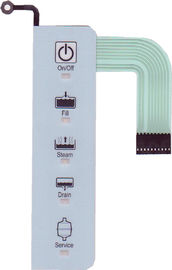 Tastiera impressa del commutatore di membrana di vista LED di Sive ricoperta per attrezzatura medica