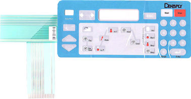 Pannello Backlit multi touch screen del commutatore di membrana, commutatore della tastiera della membrana