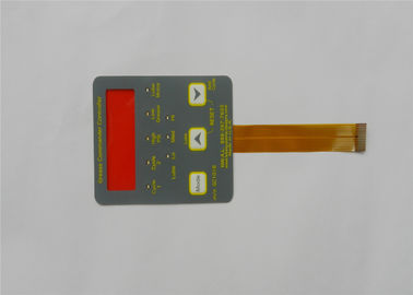 Tastiera tattile del commutatore di membrana delle azione del pulsante del LED con la finestra LCD lucida
