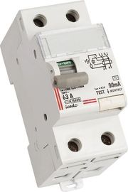 63A, 80A, interruttore sicuro corrente residuo 6KA IEC60898-1 elettrico di 100A 2P