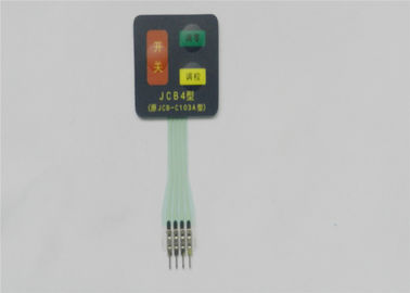 Commutatore di membrana tattile flessibile del PWB del LED con olio verde stampato
