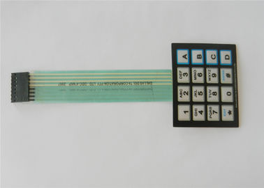 Tastiere tattili del commutatore di membrana del pannello di controllo di chiavi dell'OEM, sovrapposizione della tastiera del LED