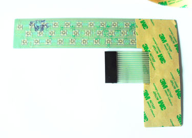 Backlight l'abitudine flessibile adesiva del commutatore di membrana di 3M con la finestra del LED