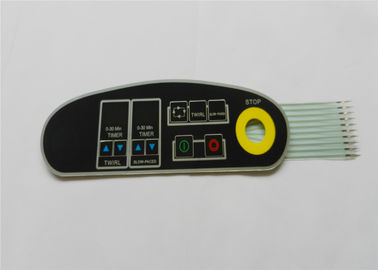 Tastiere tattili del commutatore di membrana del pannello di controllo di chiavi dell'OEM, sovrapposizione della tastiera del LED