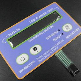 Pannello impermeabile del commutatore di membrana del PVC con la cupola del metallo, resistenza di isolamento