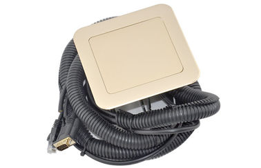 Scatola da tavolo nera di interconnessione, sbocco di potere dell'incavo RJ45 di pop-up