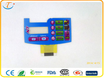 Tastiera Backlit rivestimento lucido del commutatore di membrana per 3C elettronica, SMD/saldatura manuale